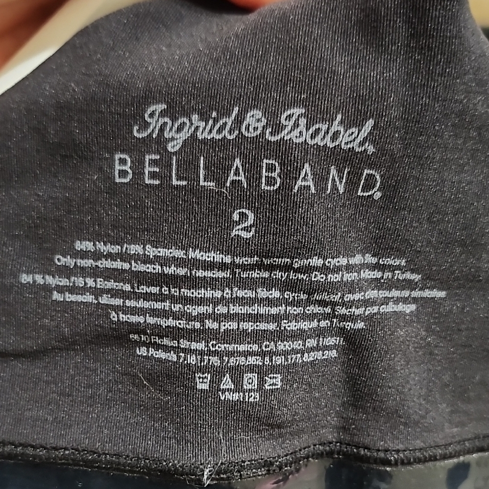 Ingrid & Isabel Black Belly Band Size Two - Picture 2 of 4